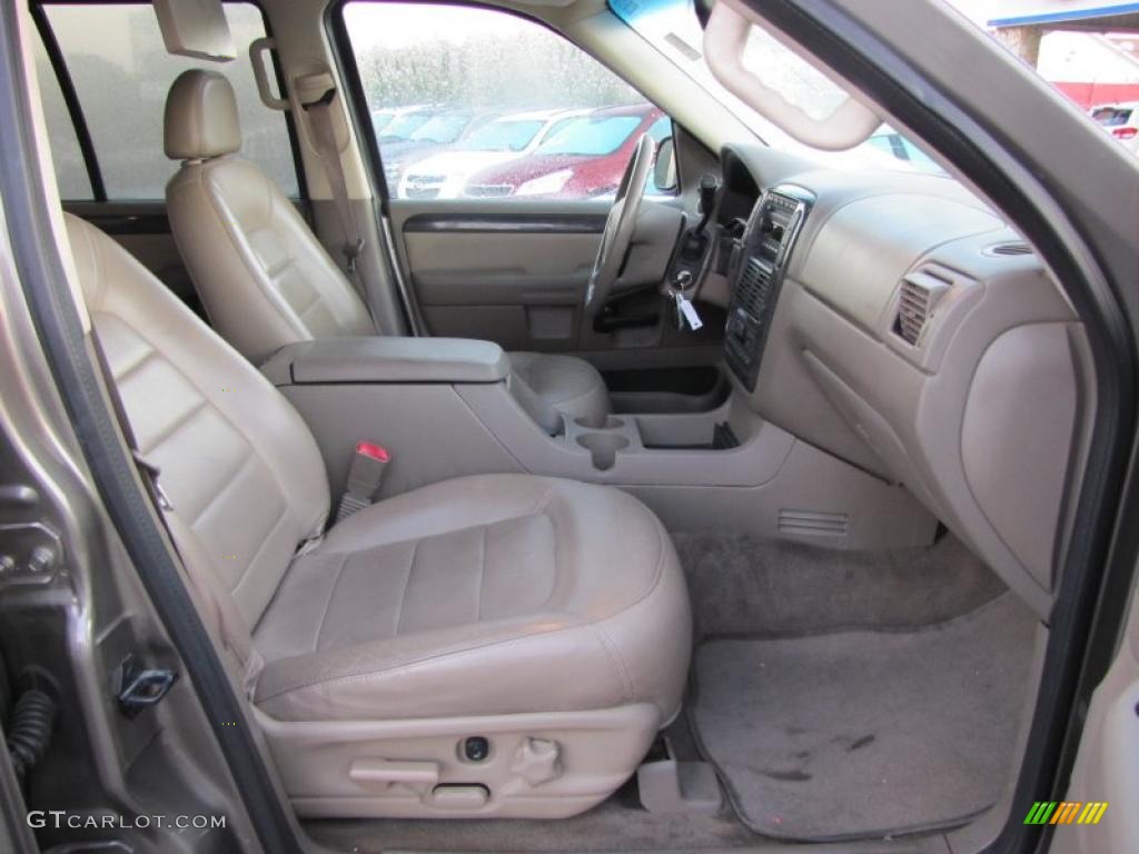 Medium Parchment Interior 2002 Ford Explorer Limited 4x4 Photo #38405567