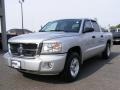Bright Silver Metallic - Dakota SLT Crew Cab 4x4 Photo No. 5