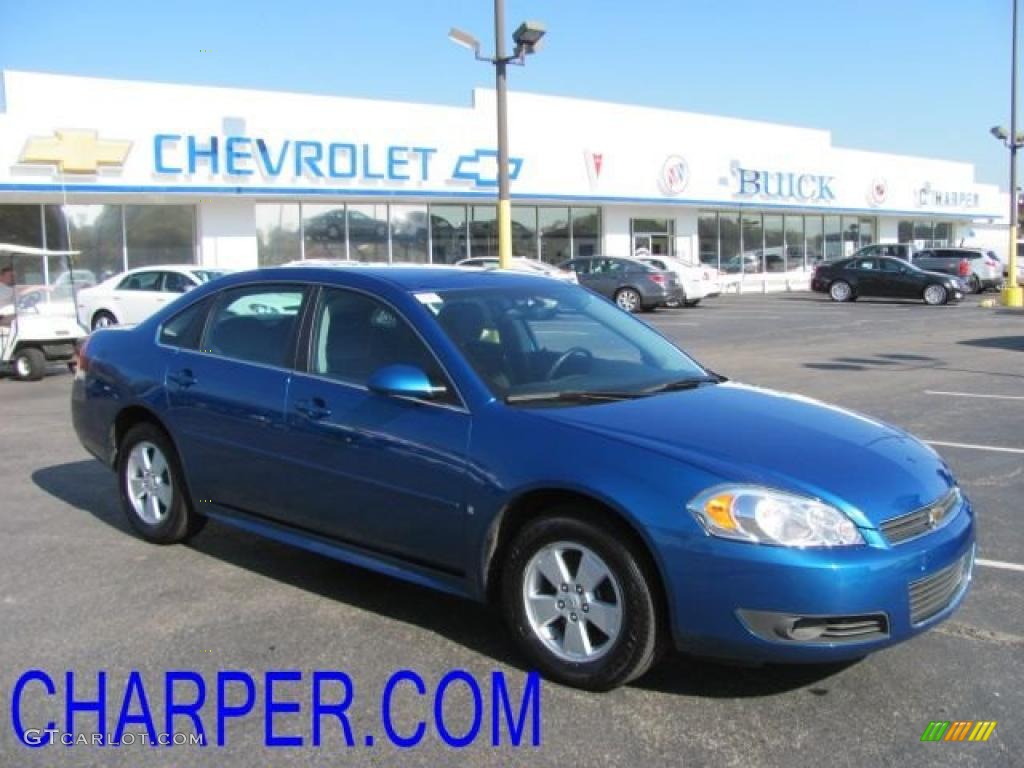 Aqua Blue Metallic Chevrolet Impala