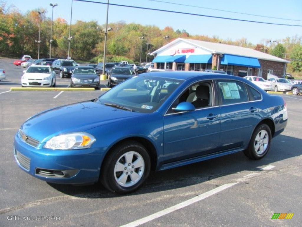 2010 Impala LT - Aqua Blue Metallic / Ebony photo #5