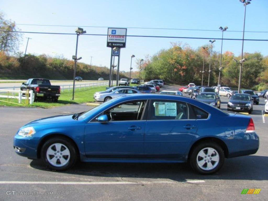 2010 Impala LT - Aqua Blue Metallic / Ebony photo #6