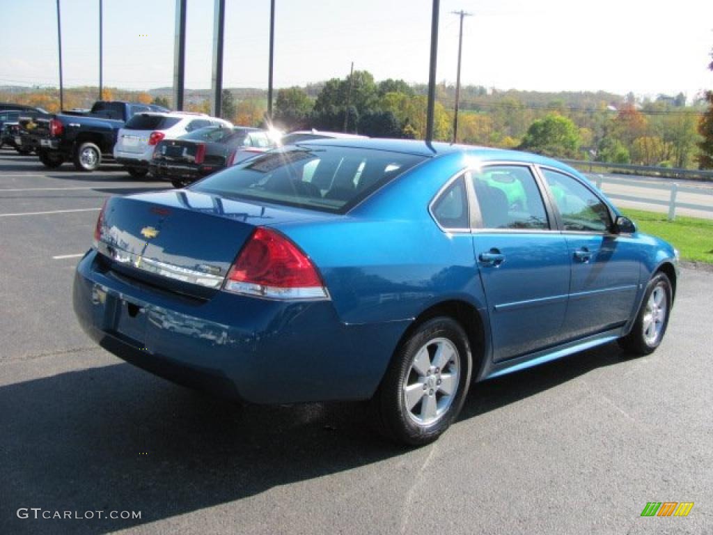 2010 Impala LT - Aqua Blue Metallic / Ebony photo #9