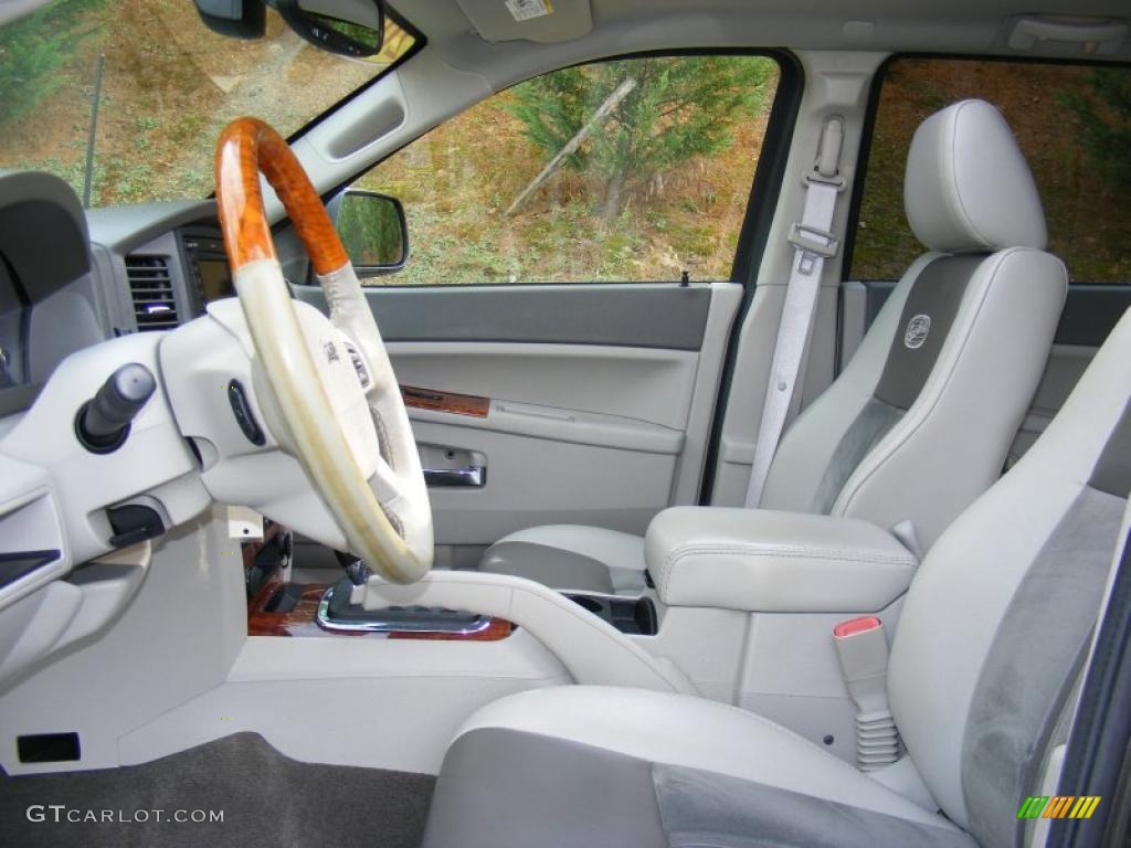 Medium Slate Gray Interior 2006 Jeep Grand Cherokee Overland 4x4 Photo #38407356