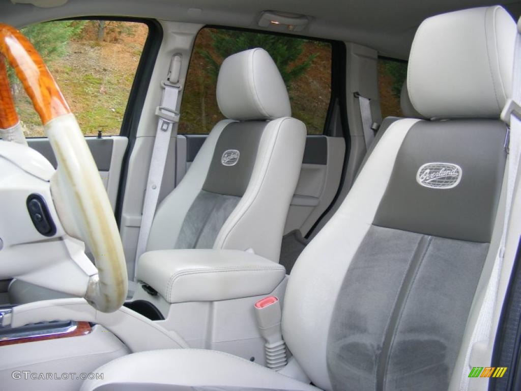 Medium Slate Gray Interior 2006 Jeep Grand Cherokee Overland 4x4 Photo #38407368