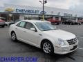 White Diamond Tricoat 2010 Cadillac STS V6 Luxury Exterior