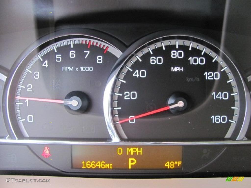 2010 Cadillac STS V6 Luxury Gauges Photo #38407728