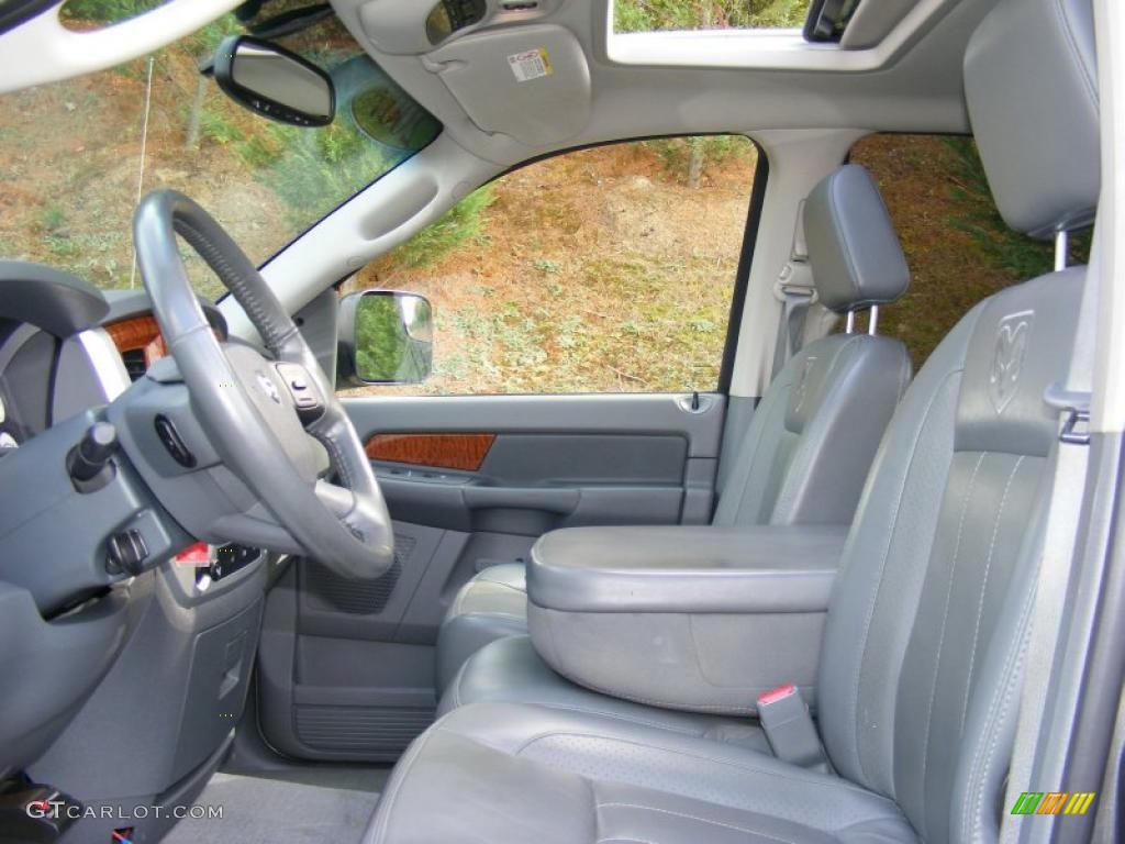Medium Slate Gray Interior 2007 Dodge Ram 3500 Laramie Quad Cab 4x4 Photo #38407736