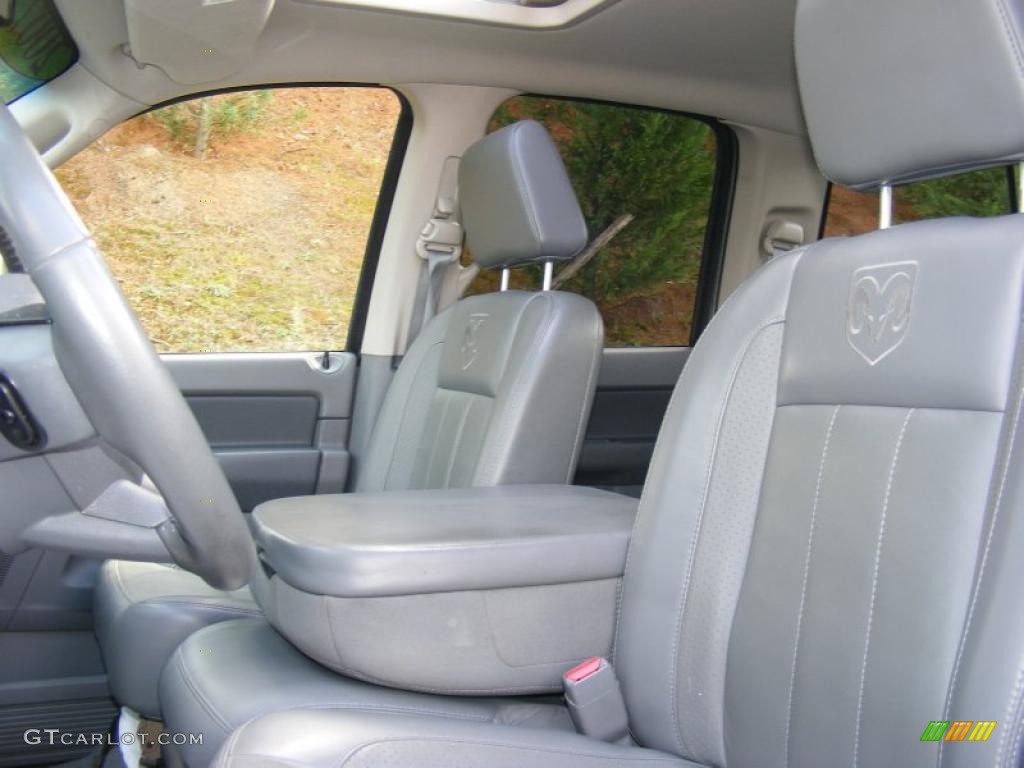 Medium Slate Gray Interior 2007 Dodge Ram 3500 Laramie Quad Cab 4x4 Photo #38407744