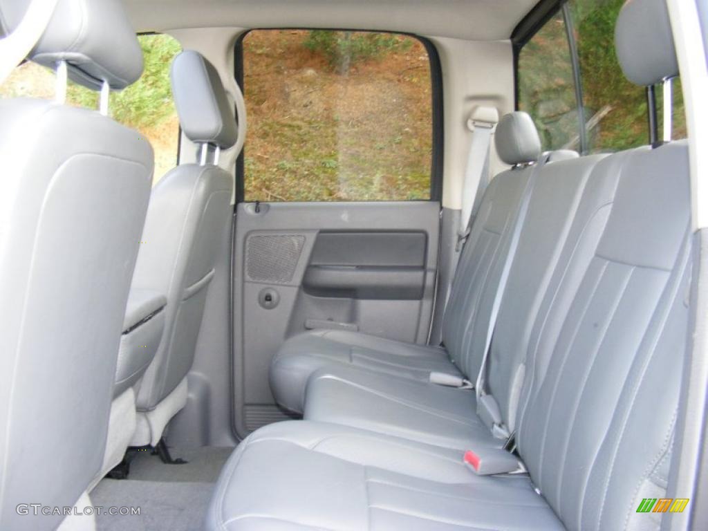 Medium Slate Gray Interior 2007 Dodge Ram 3500 Laramie Quad Cab 4x4 Photo #38407764