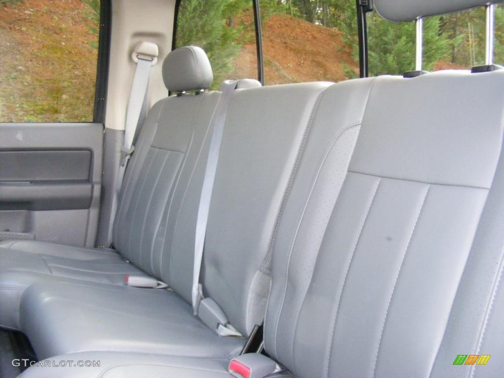 Medium Slate Gray Interior 2007 Dodge Ram 3500 Laramie Quad Cab 4x4 Photo #38407772