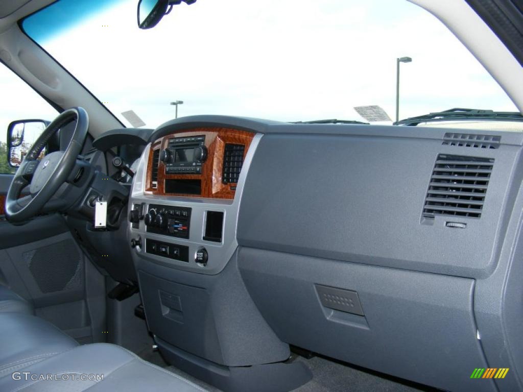 Medium Slate Gray Interior 2007 Dodge Ram 3500 Laramie Quad Cab 4x4 Photo #38407780
