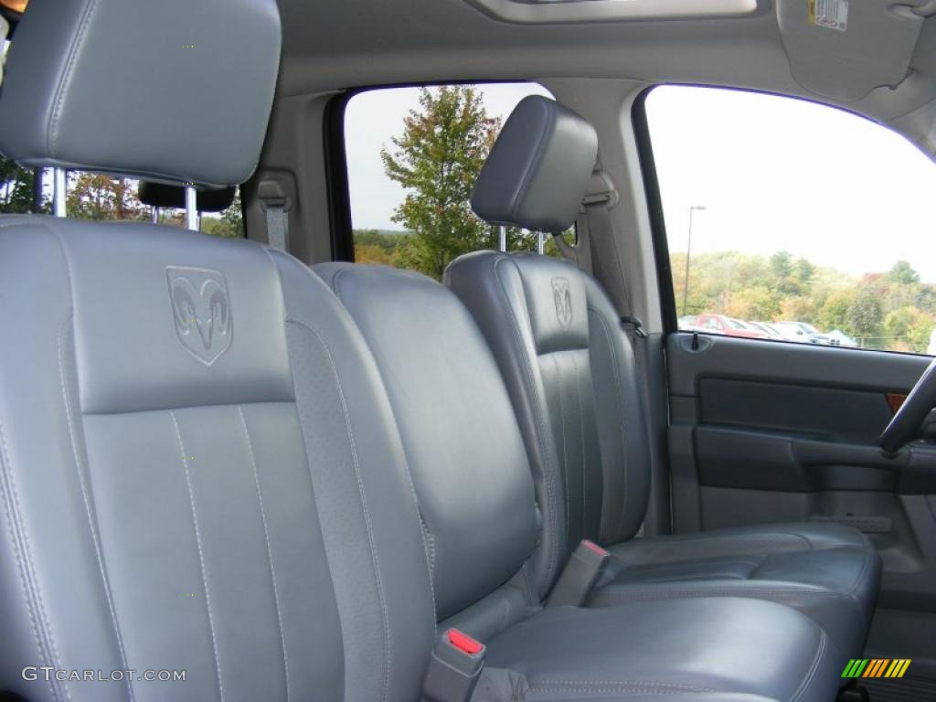 Medium Slate Gray Interior 2007 Dodge Ram 3500 Laramie Quad Cab 4x4 Photo #38407800