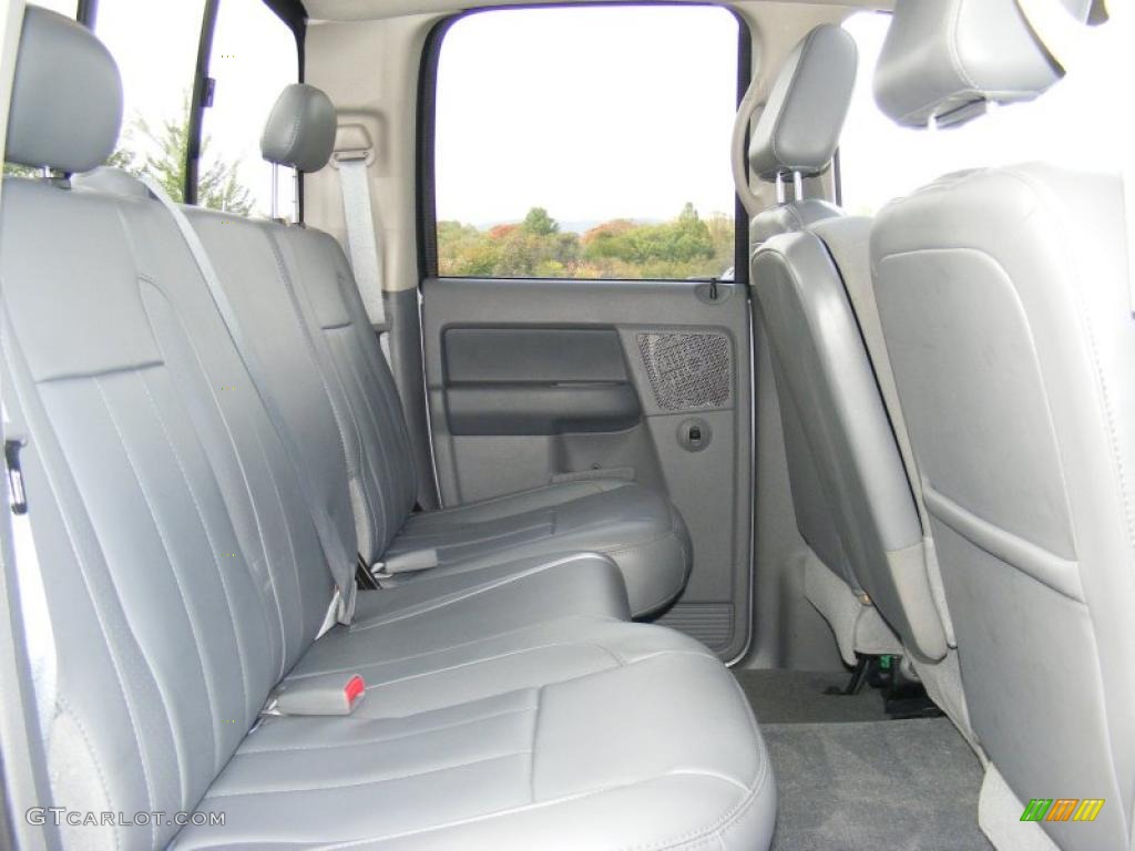 Medium Slate Gray Interior 2007 Dodge Ram 3500 Laramie Quad Cab 4x4 Photo #38407816