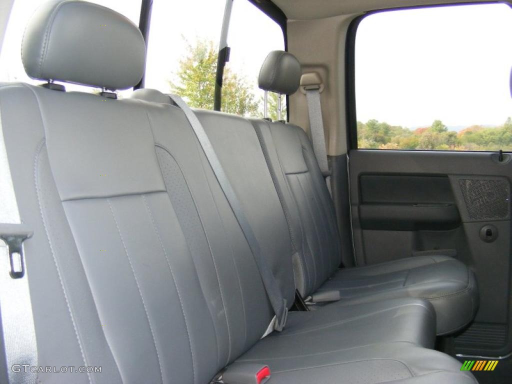 Medium Slate Gray Interior 2007 Dodge Ram 3500 Laramie Quad Cab 4x4 Photo #38407828