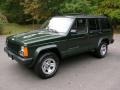 1996 Moss Green Pearl Jeep Cherokee Classic 4x4 #38342574