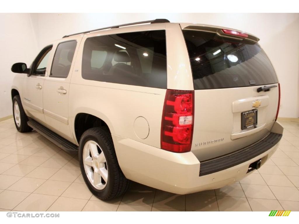 2007 Suburban 1500 LTZ 4x4 - Gold Mist Metallic / Light Cashmere/Ebony photo #5