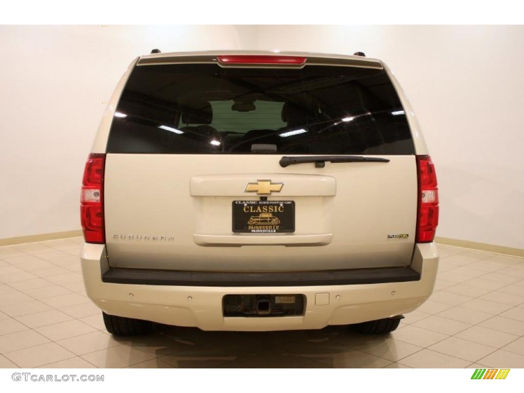 2007 Suburban 1500 LTZ 4x4 - Gold Mist Metallic / Light Cashmere/Ebony photo #6