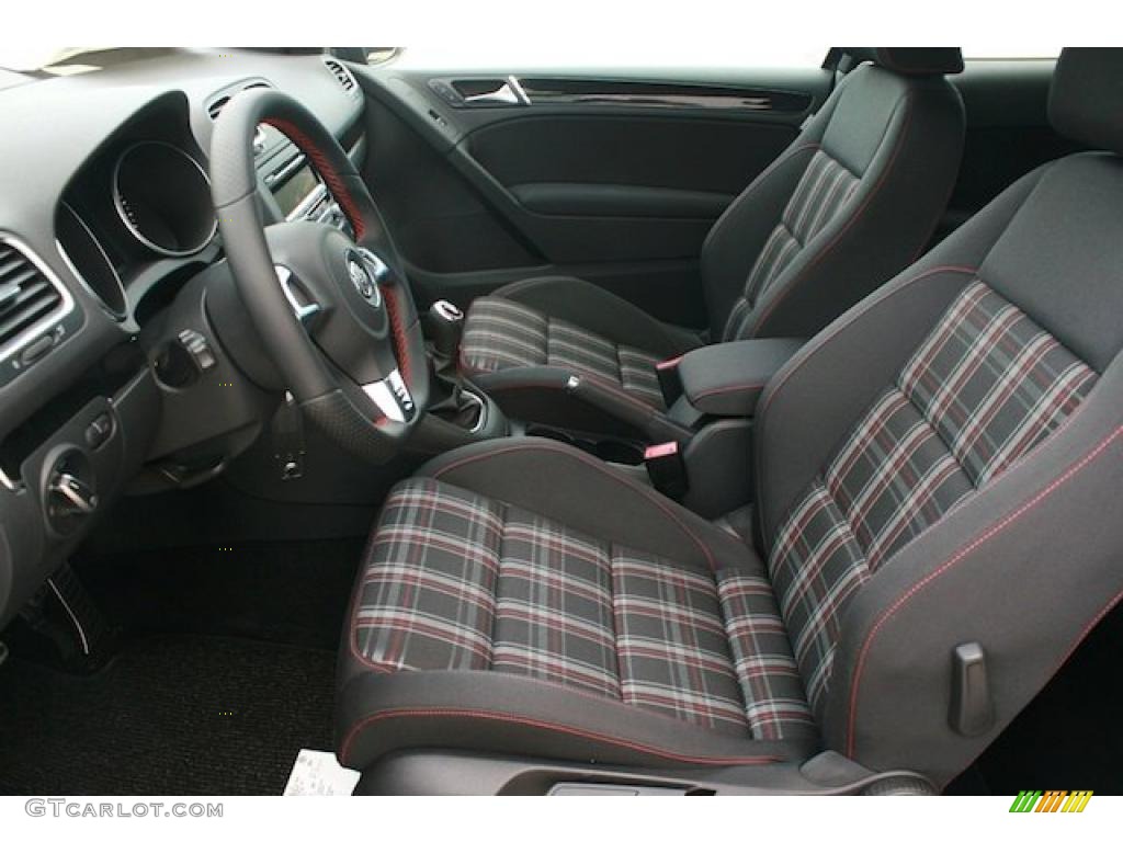 Interlagos Plaid Cloth Interior 2011 Volkswagen GTI 2 Door Photo #38408568