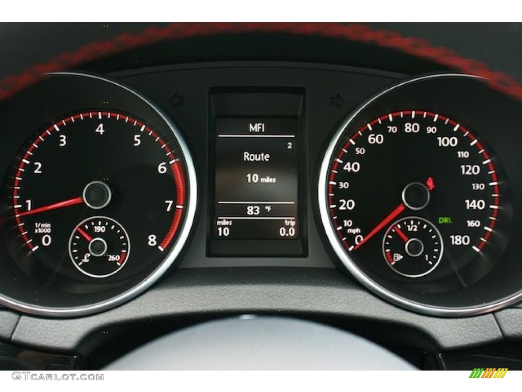 2011 Volkswagen GTI 2 Door Gauges Photo #38408616