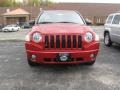 2010 Inferno Red Crystal Pearl Jeep Compass Latitude  photo #2