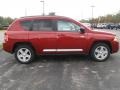 2010 Inferno Red Crystal Pearl Jeep Compass Latitude  photo #4