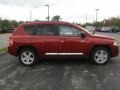 2010 Inferno Red Crystal Pearl Jeep Compass Latitude  photo #5