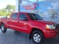 2007 Radiant Red Toyota Tacoma V6 PreRunner Double Cab  photo #2