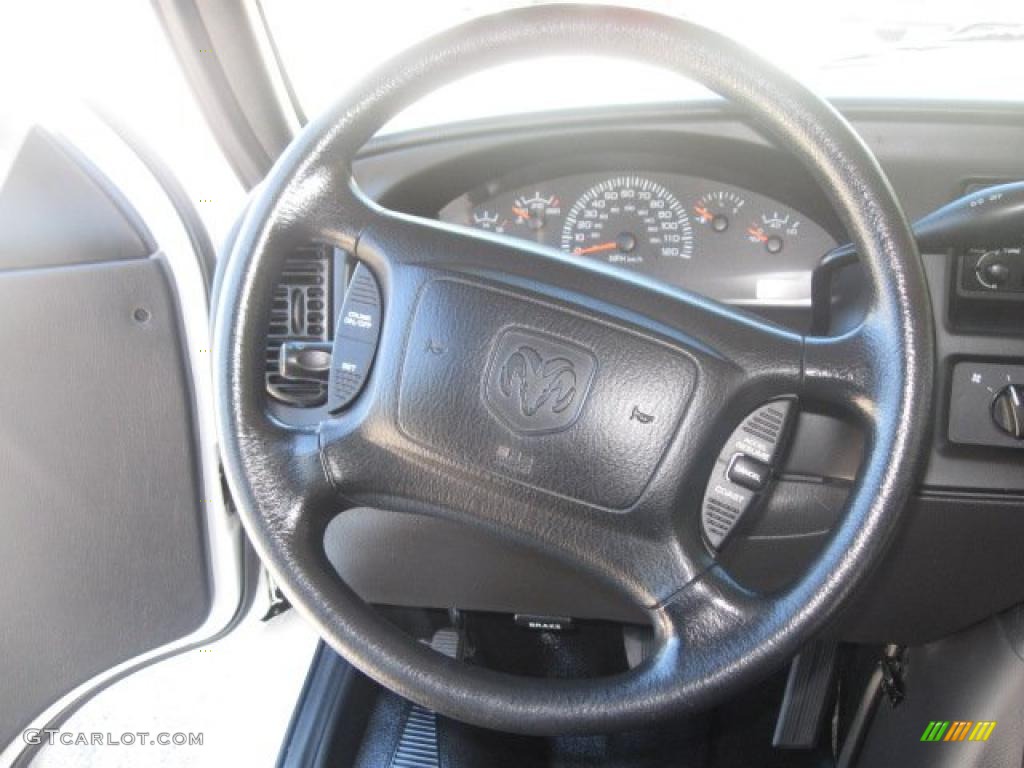2003 Dodge Ram Van 1500 Passenger Dark Slate Gray Steering Wheel Photo #38410108