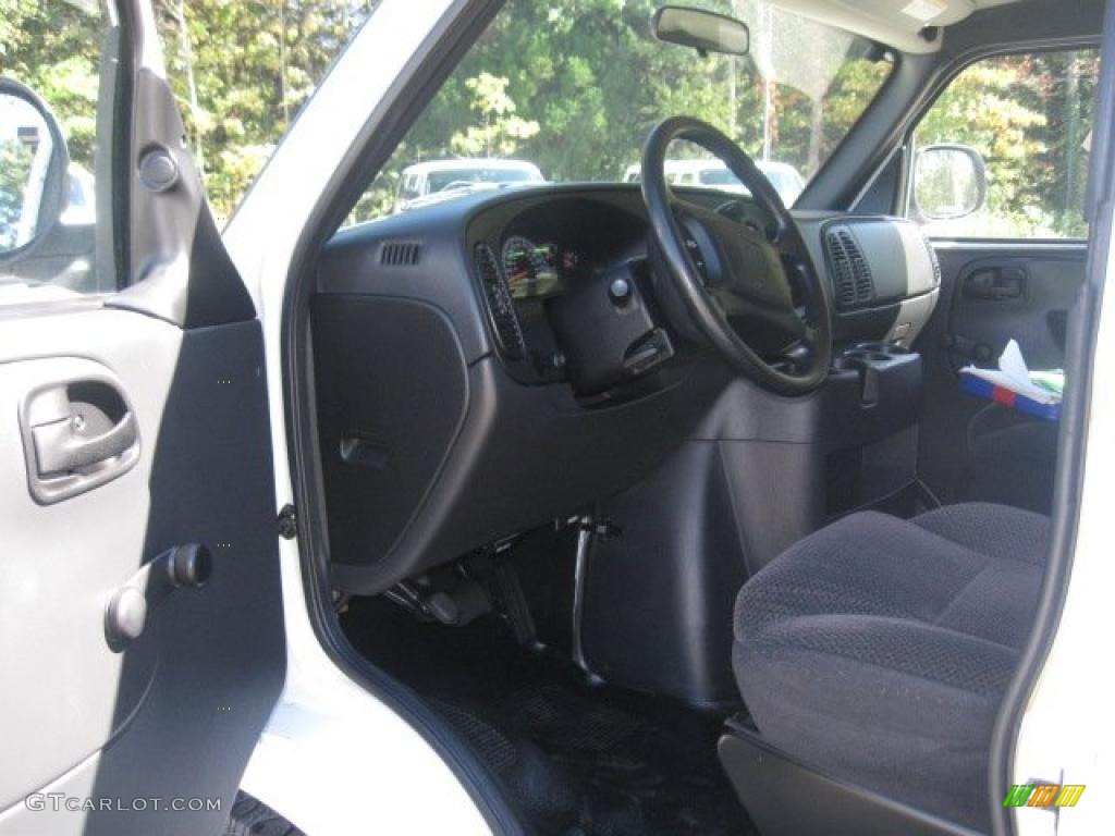 Dark Slate Gray Interior 2003 Dodge Ram Van 1500 Passenger Photo #38410240