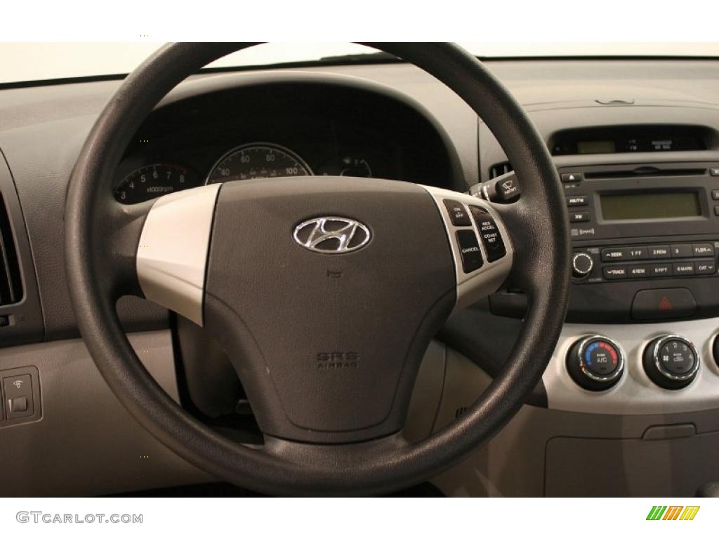 2009 Elantra GLS Sedan - Regatta Blue / Gray photo #12