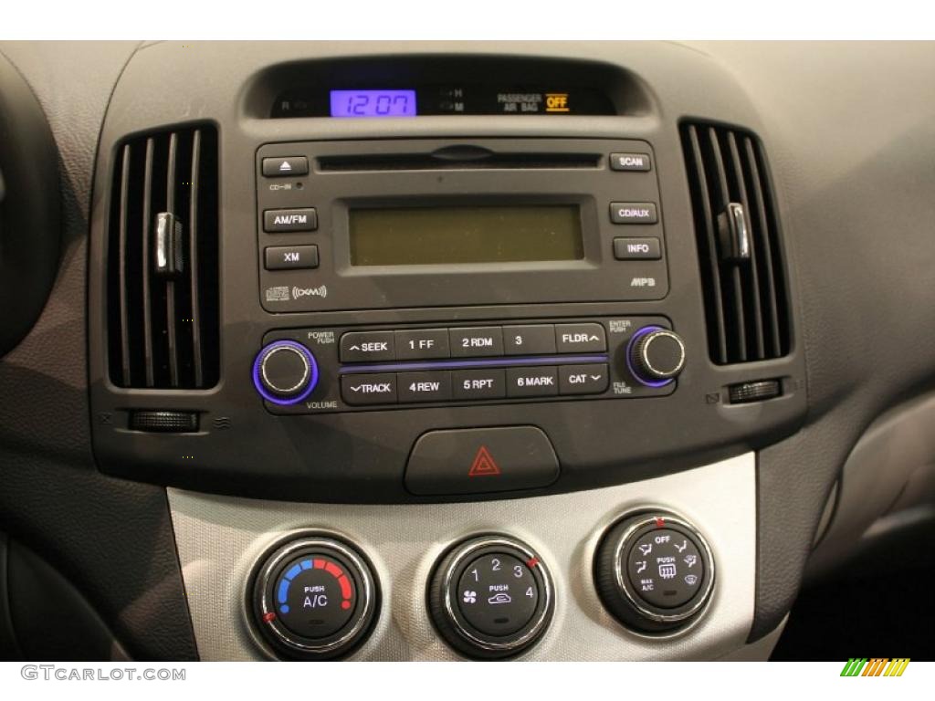 2009 Elantra GLS Sedan - Regatta Blue / Gray photo #14