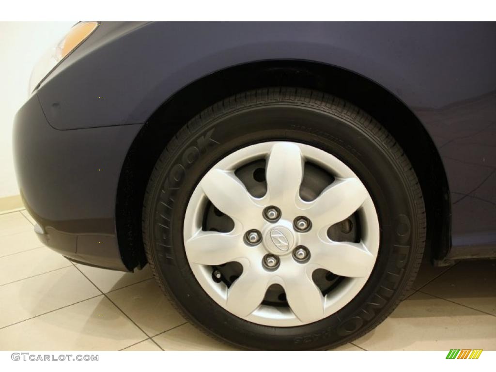 2009 Elantra GLS Sedan - Regatta Blue / Gray photo #24