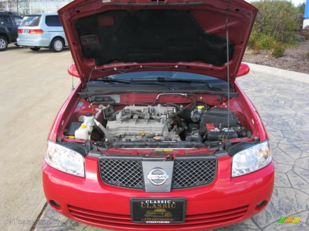 2006 Sentra 1.8 S Special Edition - Code Red / Charcoal photo #6