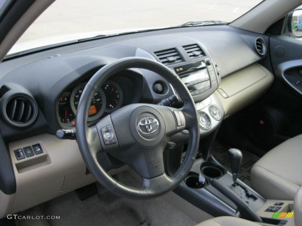 2009 Toyota RAV4 Limited V6 Sand Beige Dashboard Photo #38412075