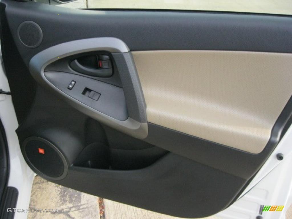 2009 Toyota RAV4 Limited V6 Sand Beige Door Panel Photo #38412147