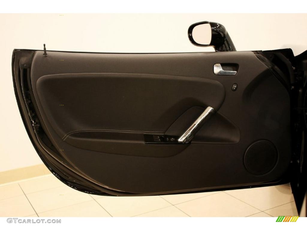 Black Interior 2007 Saturn Sky Roadster Photo #38415397