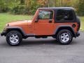 2001 Amber Fire Pearl Jeep Wrangler Sport 4x4  photo #8