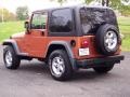 2001 Amber Fire Pearl Jeep Wrangler Sport 4x4  photo #10