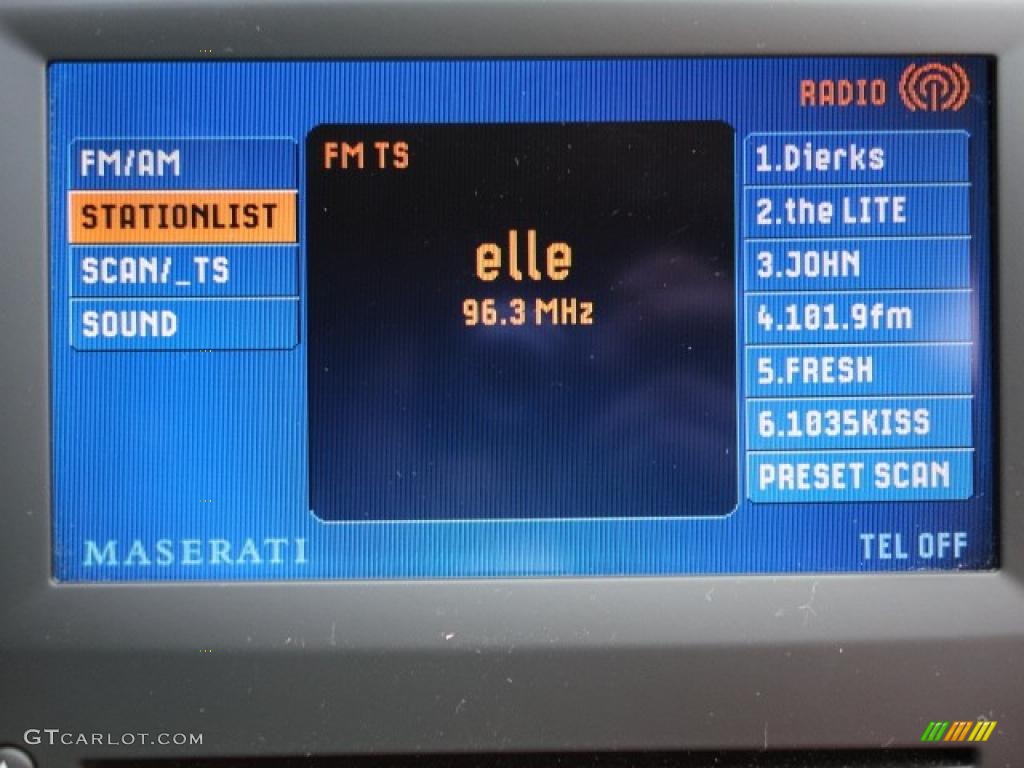 2007 Maserati Quattroporte Executive GT Controls Photo #38416541