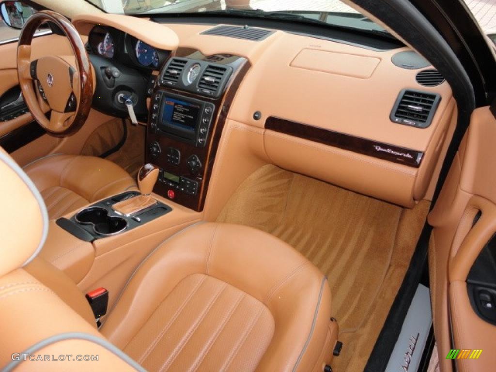 2007 Maserati Quattroporte Executive GT Cuoio Sella Dashboard Photo #38416685