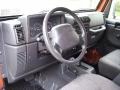 Agate Black 2001 Jeep Wrangler Sport 4x4 Interior Color