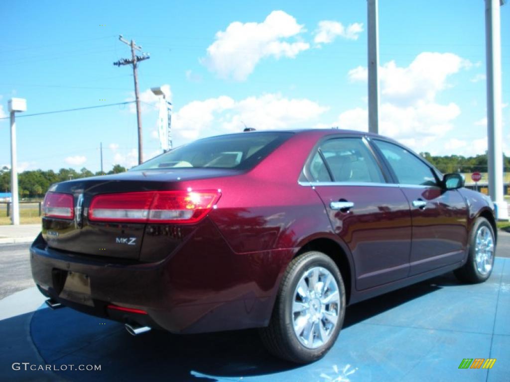Bordeaux Reserve Metallic 2011 Lincoln MKZ FWD Exterior Photo #38416741