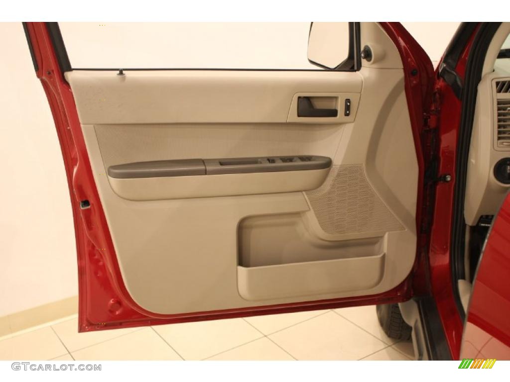 2010 Escape XLS 4WD - Sangria Red Metallic / Stone photo #7