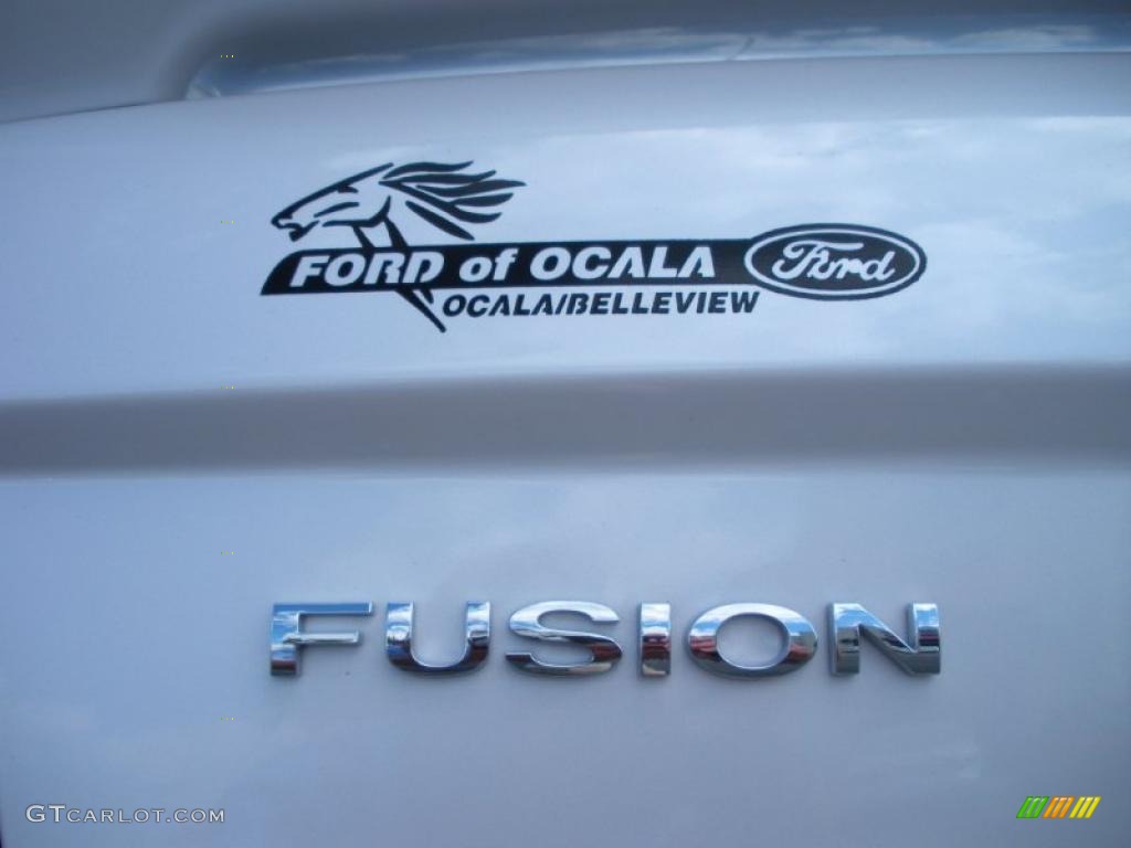 2011 Fusion SEL V6 - White Platinum Tri-Coat / Ginger Leather photo #4
