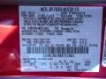 U6: Red Candy Metallic 2011 Lincoln MKZ FWD Color Code