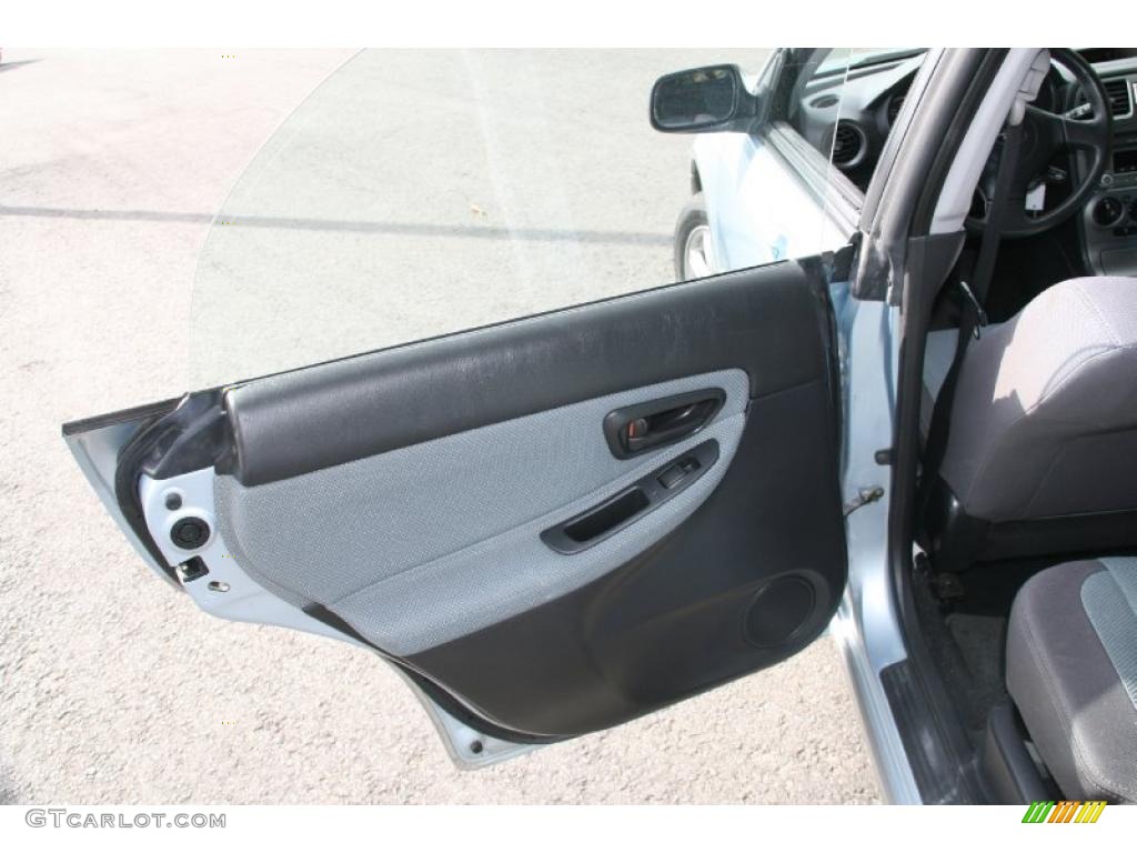 2005 Subaru Impreza Outback Sport Wagon Gray Tricot Door Panel Photo #38417789