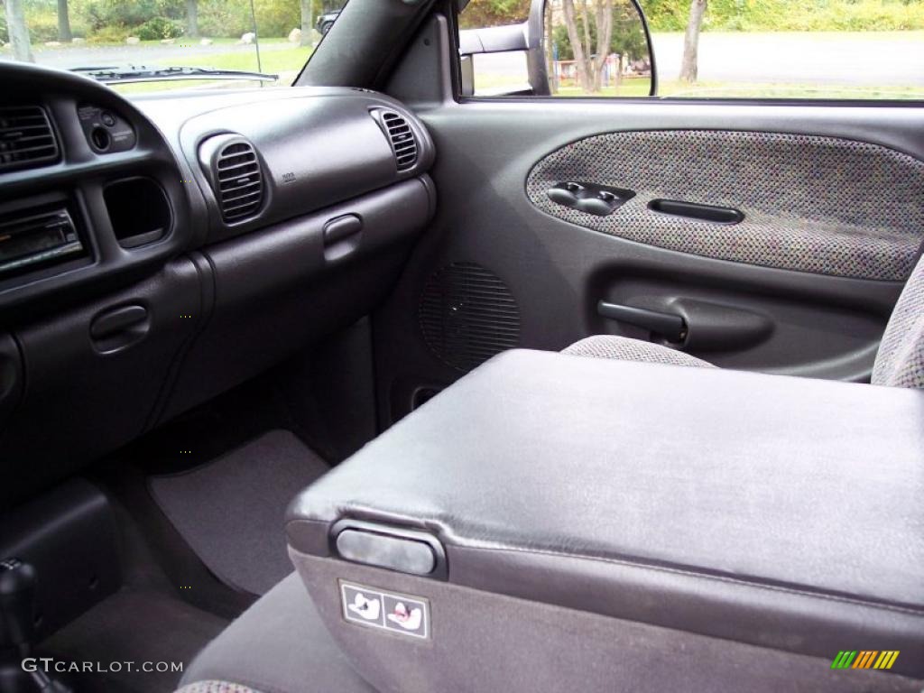 Mist Gray Interior 2001 Dodge Ram 3500 SLT Quad Cab 4x4 Dually Photo #38417833