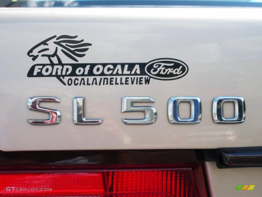 2000 SL 500 Roadster - Desert Silver Metallic / Shell photo #9