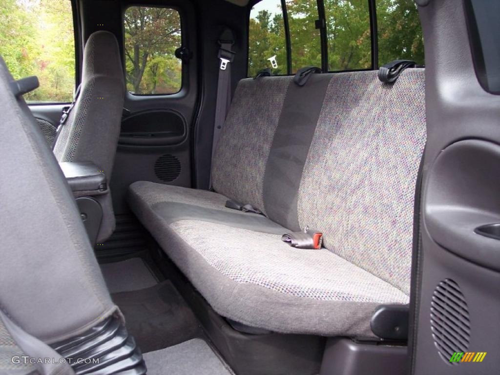 Mist Gray Interior 2001 Dodge Ram 3500 SLT Quad Cab 4x4 Dually Photo #38417849