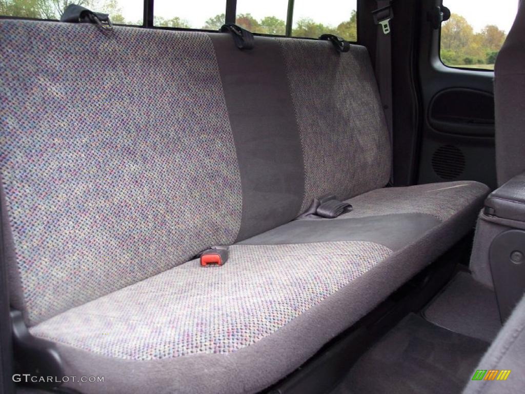 Mist Gray Interior 2001 Dodge Ram 3500 SLT Quad Cab 4x4 Dually Photo #38417957